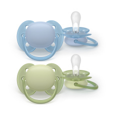 Philips AVENT Šidítko Ultrasoft Premium 0-6m chlapec, 2 ks Philips AVENT Šidítko Ultrasoft Premium 0-6m chlapec, 2 ks