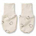 KAARSGAREN-Rukavičky bio-bavlna 0 až 3 měsíce beránci