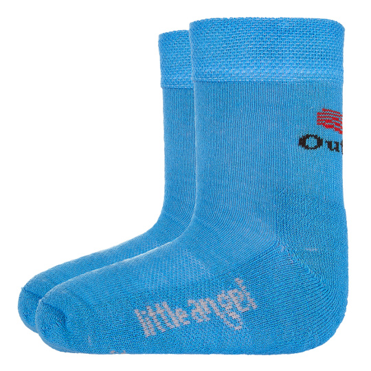 Little Angel-Ponožky froté Outlast® - modrá Velikost: 25-29 | 17-19 cm