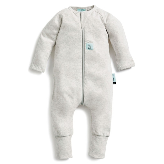 ERGOPOUCH Overal na spaní organická bavlna Layers Grey Marle 3-6 m, max. 8 kg, 0,2 tog