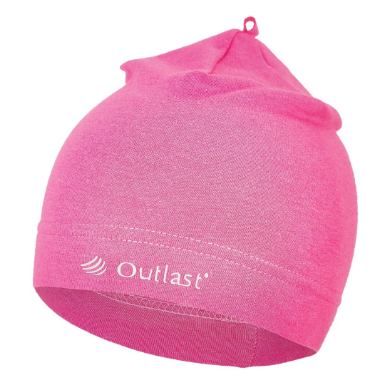 Little Angel-Čepice smyk natahovací Outlast ® - růžová Velikost čepic: 2 | 39-41 cm