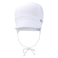 Little Angel-Kšiltovka tenká zavazovací Outlast® - bílá Velikost čepic: 3 | 42-44 cm