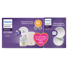 Philips AVENT Odsávačka mateřského mléka elektrická SCF395/31+Dárek Philips AVENT Odsávačka mateřského mléka elektrická SCF395/31+Dárek