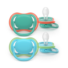 Philips AVENT Šidítko Ultra air 6-18m chlapec, 2ks
