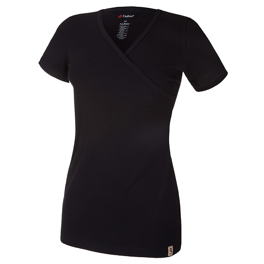 Little Angel-Tričko dámské KR tenké Outlast® - černá Velikost oblečení: L