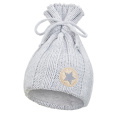 Little Angel-Čepice pletená Outlast ® - sv.šedá Velikost čepic: 3 | 42-44 cm