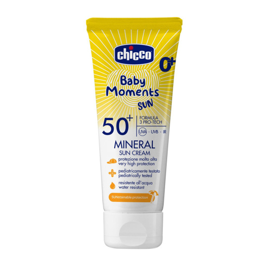 CHICCO Krém dětský na opalování s minerály SPF50+ 75ml, 0m+