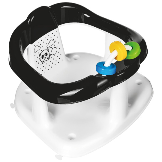 MALTEX Sedadlo do vany s hračkami Panda - White/Black MALTEX Sedadlo do vany s hračkami Panda - White/Black