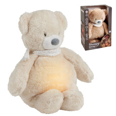 NATTOU Uspáváček plyšový hudební se světýlkem a senzorem pláče 4v1 Sleepy Bear Beige 0m+ NATTOU Uspáváček plyšový hudební se světýlkem a senzorem pláče 4v1 Sleepy Bear Beige 0m+