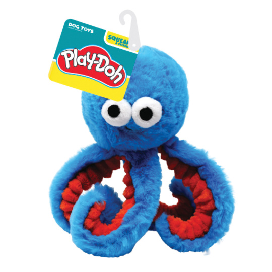 HASBRO Hračka pro psy Chobotnička Play Doh 16,5 cm HASBRO Hračka pro psy Chobotnička Play Doh 16,5 cm