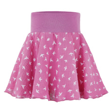 Little Angel-Sukně kolová - tm.starorůžová vlaštovky Velikost oblečení: 104