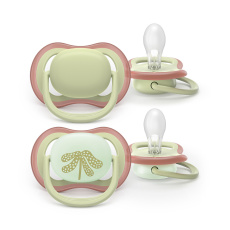 Philips AVENT Šidítko Ultra air denní a noční 6-18m mix, 2ks Philips AVENT Šidítko Ultra air denní a noční 6-18m mix, 2ks