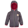 Little Angel-Bunda softshell STRETCH - šedá/růžová Velikost oblečení: 98