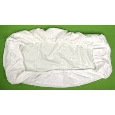KAARSGAREN-Nepropustné prostěradlo 160x200cm bílé froté bavlna