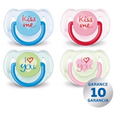 Philips AVENT Šidítko Text 6-18m, 2 ks Philips AVENT Šidítko Text 6-18m, 2 ks