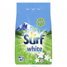 SURF Prášek prací na bílé prádlo White Mountain Fresh 80 dávek SURF Prášek prací na bílé prádlo White Mountain Fresh 80 dávek