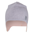 Little Angel-Čepice laponka podšitá Outlast ® - šedá/sv.pudrová Velikost čepic: 5 | 49-53 cm