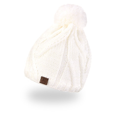 Little Angel-Čepice pletená bambule Outlast ® - natur Velikost čepic: 6 | 54-57 cm Little Angel-Čepice pletená bambule Outlast ® - natur Velikost čepic: 6 | 54-57 cm