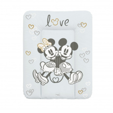 CEBA Podložka přebalovací měkká na komodu (50x70) Disney Minnie & Mickey Grey