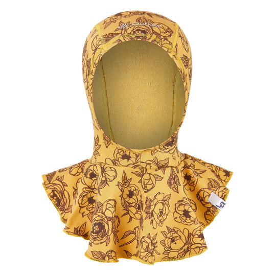 Little Angel-Kukla smyk TISK Outlast® - oliva pivoňky Velikost čepic: 5 | 49-53 cm