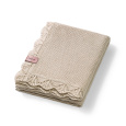 BABYONO Deka pletená bambusová Light Beige 75 x 100 cm