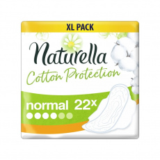 NATURELLA Cotton Protection Ultra Normal hygienické vložky s křidélky 22 ks NATURELLA Cotton Protection Ultra Normal hygienické vložky s křidélky 22 ks