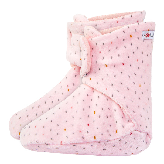 Little Angel-Bačkorky NICKI Outlast® - růžová-čárky Velikost ostatní: 2
