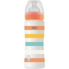 CHICCO Láhev kojenecká Well-being silikon 330 ml uni CHICCO Láhev kojenecká Well-being silikon 330 ml uni