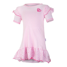 Little Angel-Tunika tenká kanýr KR Outlast® - růžová baby/růžová-puntík lesk Velikost: 110 Little Angel-Tunika tenká kanýr KR Outlast® - růžová baby/růžová-puntík lesk Velikost: 110