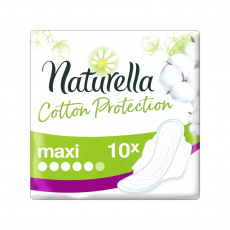 NATURELLA Cotton Protection Ultra Maxi hygienické vložky s křidélky 10 ks NATURELLA Cotton Protection Ultra Maxi hygienické vložky s křidélky 10 ks