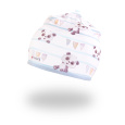 Little Angel-Čepice podšitá Outlast® - panda pruhy/sv.modrá Velikost čepic: 3 | 42-44 cm