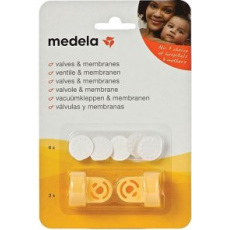 MEDELA-2 Ventily vč. 6 bílých membrán