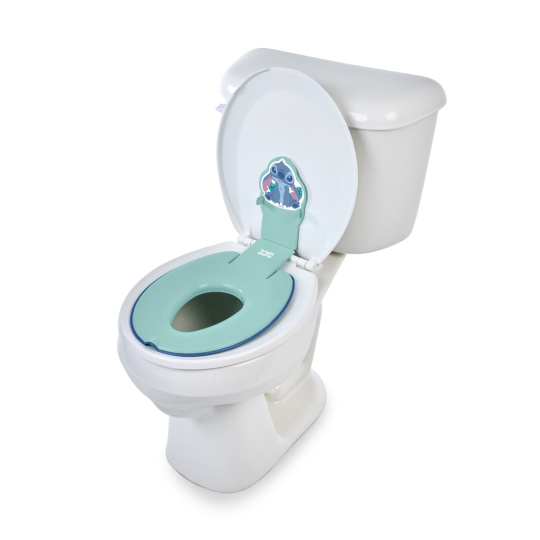 BRIGHT STARTS Redukce na WC nalepovací Flip & Sit™ STITCH™ 18m+, do 23kg
