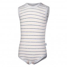 Little Angel-Body tílko tenké Outlast® - pruh bíložlutošedý Velikost: 62 Little Angel-Body tílko tenké Outlast® - pruh bíložlutošedý Velikost: 62