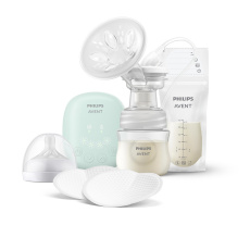 Philips AVENT Odsávačka mateřského mléka elektrická sada Essential SCD323/20+Dárek Philips AVENT Odsávačka mateřského mléka elektrická sada Essential SCD323/20+Dárek