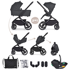 PETITE&MARS Kočárek kombinovaný SCOUT 3v1 Anthracite Moon s Core Pro i-Size PETITE&MARS Kočárek kombinovaný SCOUT 3v1 Anthracite Moon s Core Pro i-Size