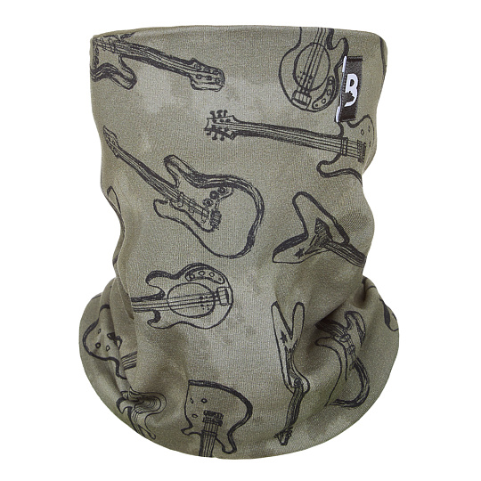 Little Angel-Nákrčník podšitý Outlast® - khaki kytary/khaki Velikost ostatní: UNI