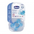 CHICCO Dudlík Physio Comfort, silikonový, 0-6m, modré, 1 ks