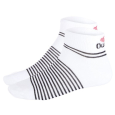Little Angel-Ponožky nízké Outlast® - bílá/pruh černý Velikost: 39-42