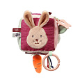 BABYONO Kostka sensorická Rabbit Karo 0m+