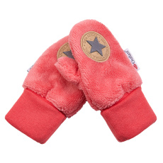 Little Angel-Rukavice s palcem MAZLÍK BAMBUS Outlast® - sv.korál Velikost ostatní: 3