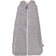 KAARSGAREN-Celoroční merino spací pytel 90 cm šedý s puntíky