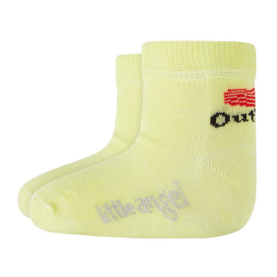Little Angel-Ponožky dětské nízké Outlast®  - citronová Velikost: 20-24 | 14-16 cm