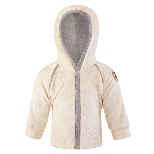 Little Angel-Kabátek NICKI Outlast® - smetanová-ovečky Velikost oblečení: 56