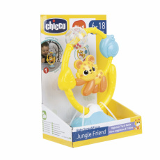 CHICCO Hračka na jídelní židličku 2v1 Jungle Friend 6m+ CHICCO Hračka na jídelní židličku 2v1 Jungle Friend 6m+