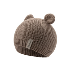 STERNTALER Čepice pletená GOTS bavlněná s oušky hnědá uni vel. 39 cm - 3-4 m STERNTALER Čepice pletená GOTS bavlněná s oušky hnědá uni vel. 39 cm - 3-4 m