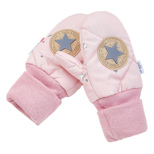 Little Angel-Rukavice s palcem šusťák prošev Outlast® - růžová/růžová baby Velikost ostatní: 4