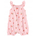 CARTER'S Overal letní Pink Peach holka 9m