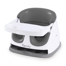 INGENUITY Podsedák na jídelní židli 2v1 Baby Base Slate 6m+ do 22 kg INGENUITY Podsedák na jídelní židli 2v1 Baby Base Slate 6m+ do 22 kg