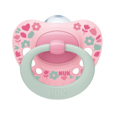 NUK Dudlík Signature 6-18m box sv.růžový NUK Dudlík Signature 6-18m box sv.růžový